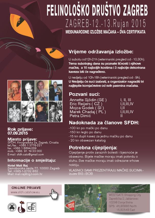 Izložba mačaka plakat