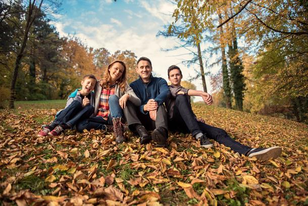 Ljiljana i Miljenko Manjkas s djecom