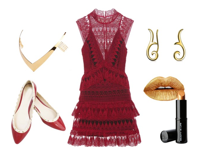 Tribal Christmas Look