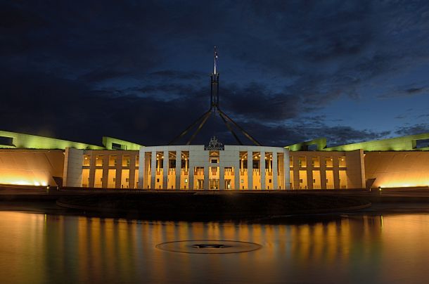 canberra zgrada parlamenta australija
