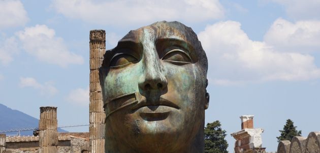 pompeji glava italija