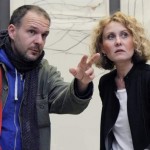 Arijana Koprcina,kustosica izlozbe i Sasa Sekoranja 2