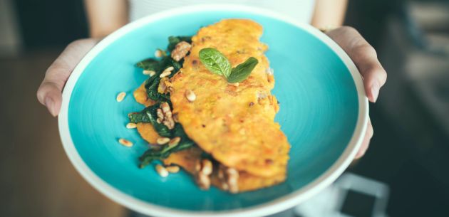 omlet od mladog luka i tune