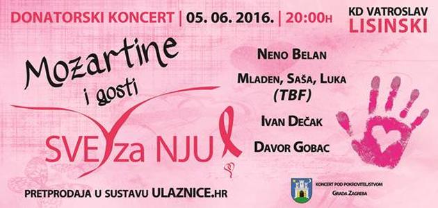 Donorski koncert za udrugu Sve za nju