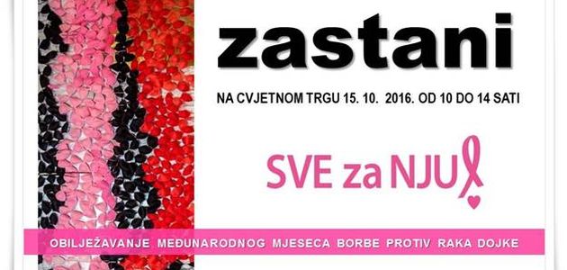 Zastani na Cvjetnom trgu