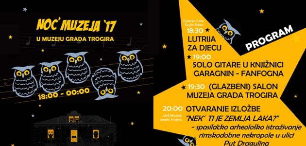 Noć muzeja 2017. u Muzeju grada Trogira