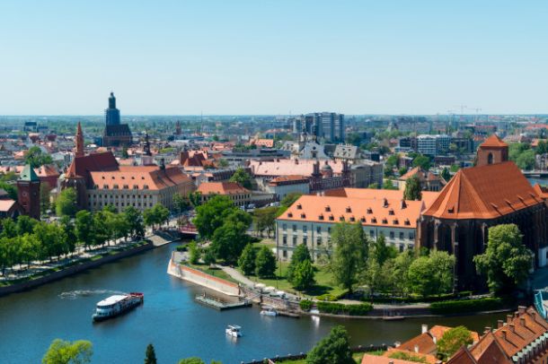 Wrocław poljska rijeka Odra