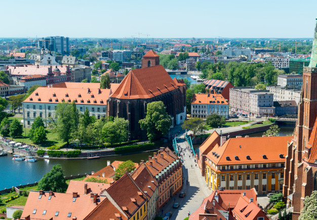 Wrocław rijeka odra grad u poljskoj