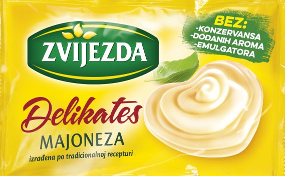 Delikates majoneza vrecica 90g