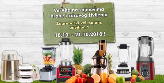 VerVita je izlagač na Sajmovima hrane i zdravog življenja