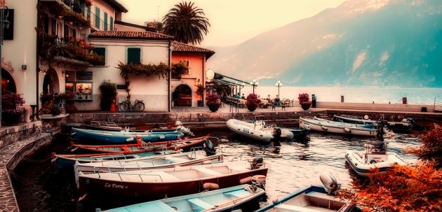 italija jezero lake Garda