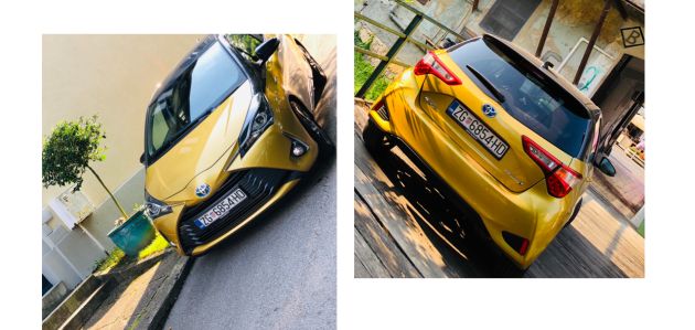 hybrid toyota yaris automobil