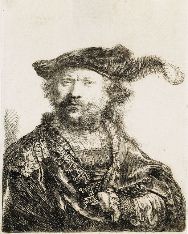 Rembrandt, Autoportret, 1638