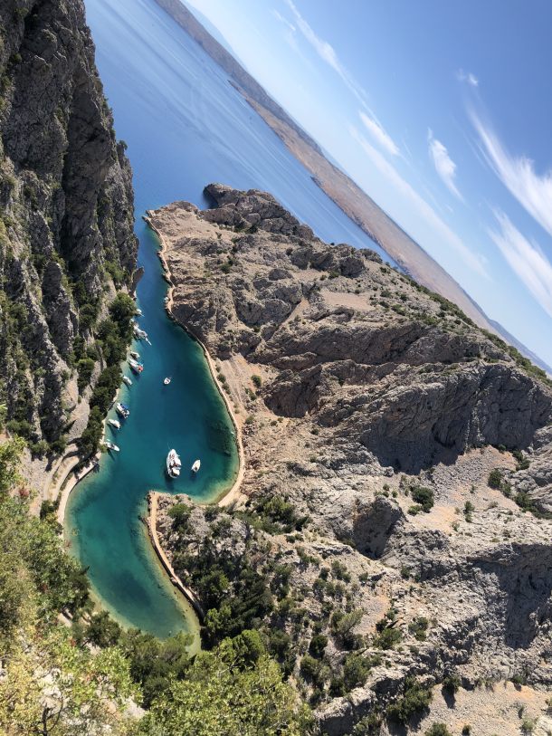 uvala fjord zavratnica jadran hrvatska