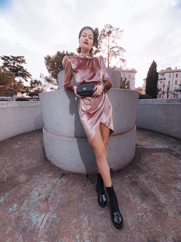 Elfs haljina torbica gleznjace moda