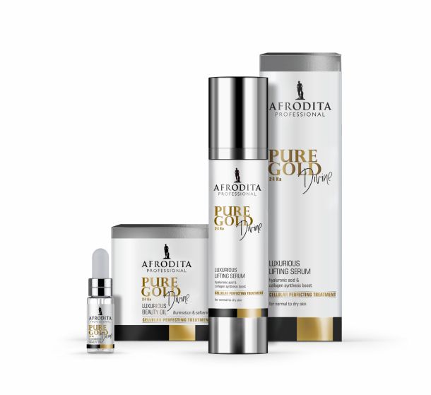 kozmetika kreme serum afrodita Pure Gold Divine linija
