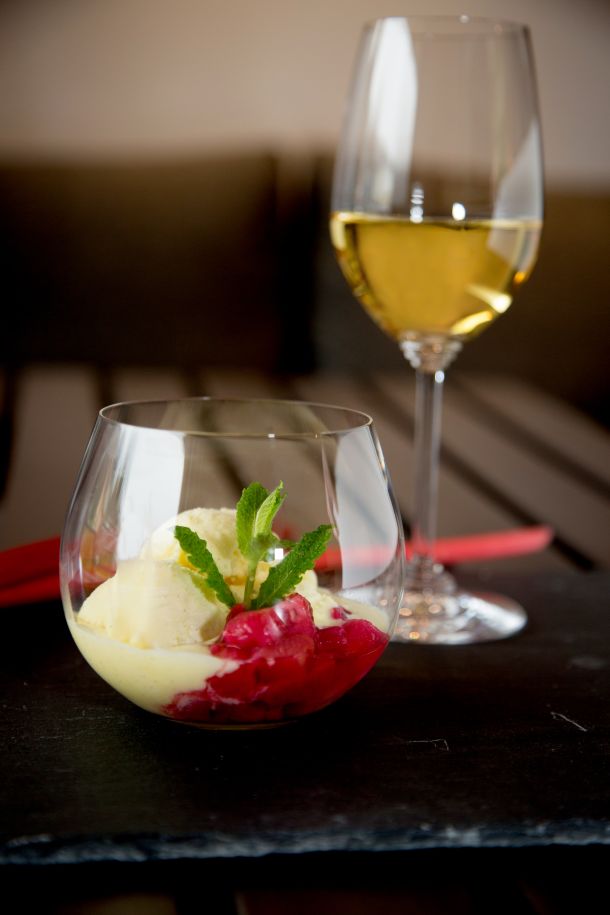 Riedel čaša bijelo vino sladoled