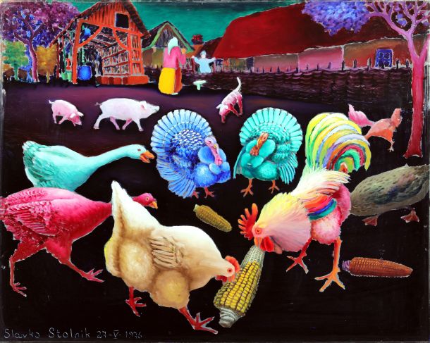 slikar stolnik slika perad