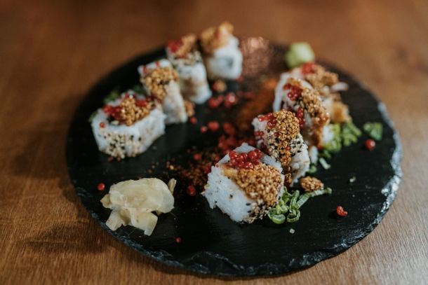 sushi restoran Jellyfish in Space meni