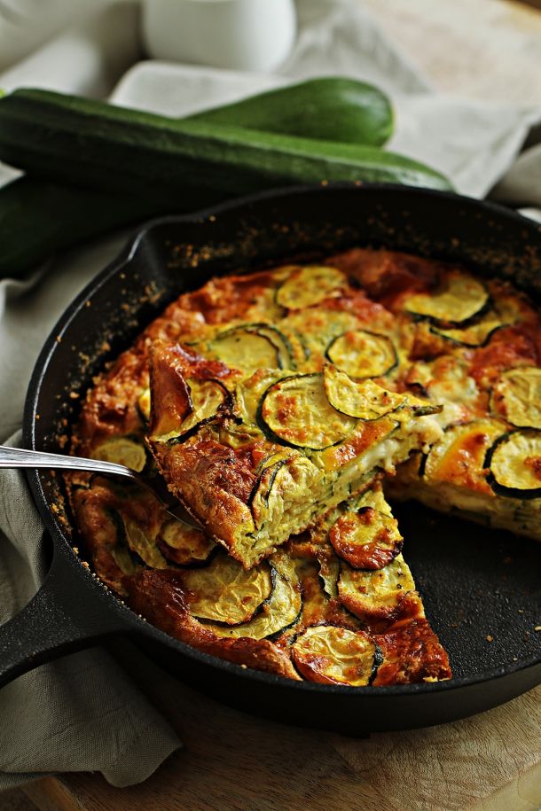 Frittata al forno tikvice