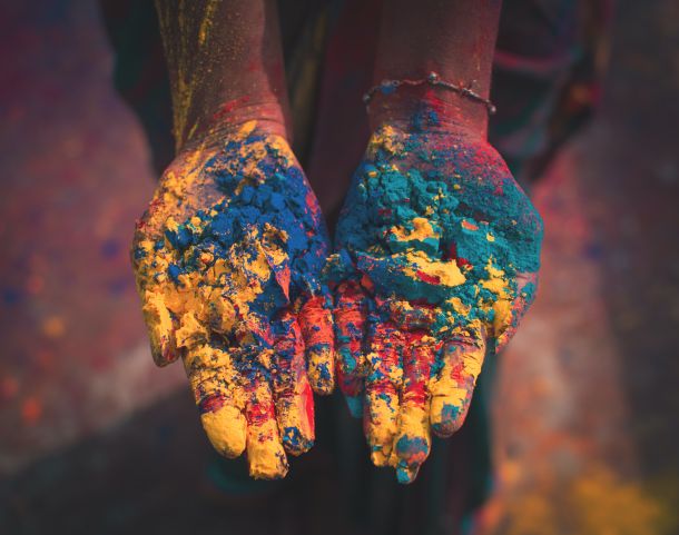 praznik boja holi indija