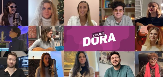 Zagrijavanje za izbor hrvatske pjesme za pjesmu Eurovizije