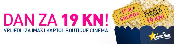 kino za 19 kuna Dan za 19