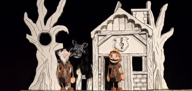 Priča, glazba, lutke – Peća i vuk