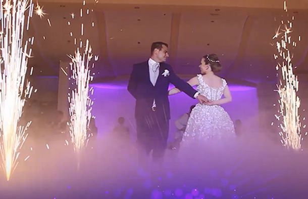 efekti na vjencanju prskalice fontane