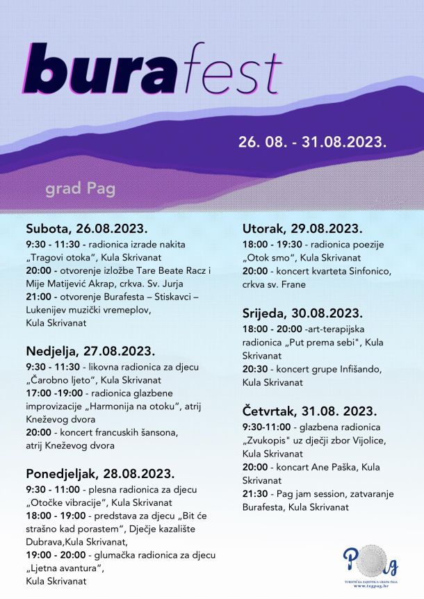 pag burafest zabava dogadanje