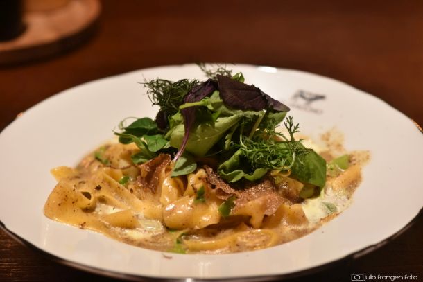 toplo predjelo tartufi restoran El Gaucho graz