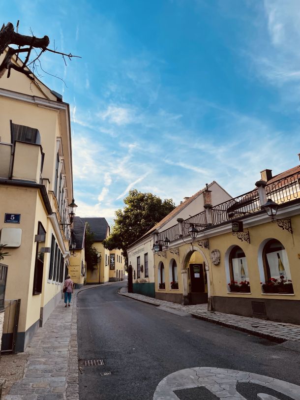 ulica grinzing bec austrija