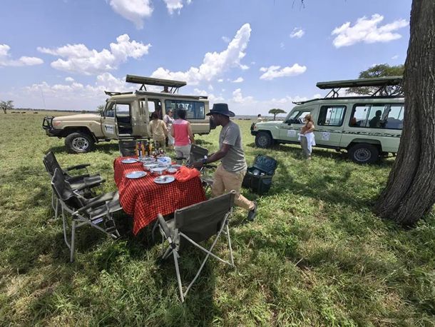 piknik rucak na safariju