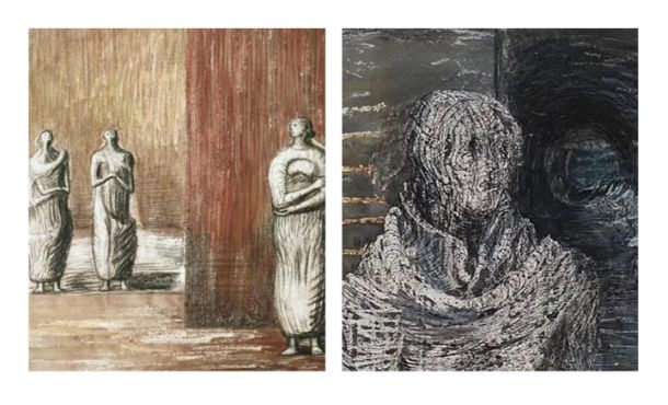 Henry Moore izlozba london 2024 Sjene na zidu