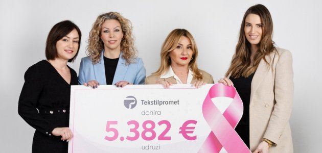 Tekstilpromet velikodušno donacirao udruzi Europa Donna