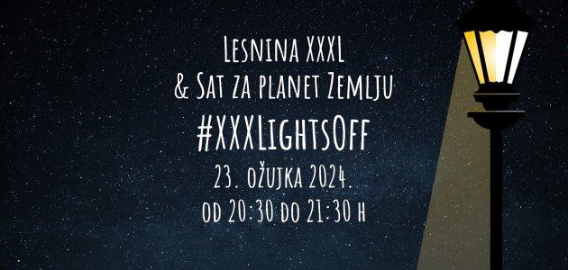 I ove godine Lesnina Hrvatska se pridružuje akciji „Sat za planet Zemlju“