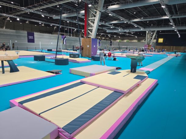 dvorana za gimnastiku treninge olimijske igre pariz 2024